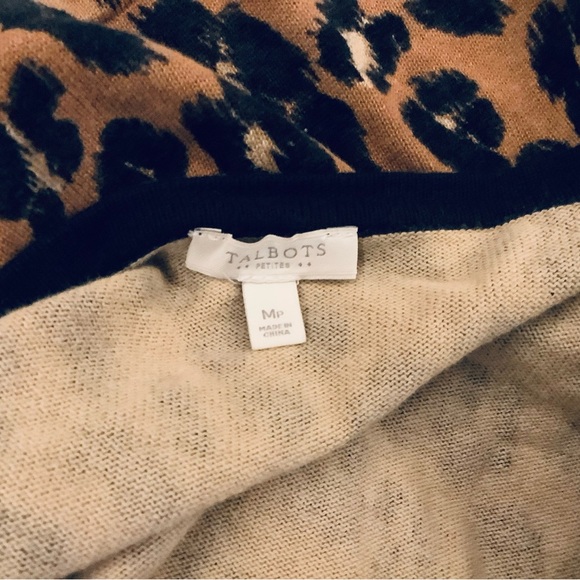 ❗️Talbots Leopard Print Cardigan MSRP $78! - Picture 8 of 8